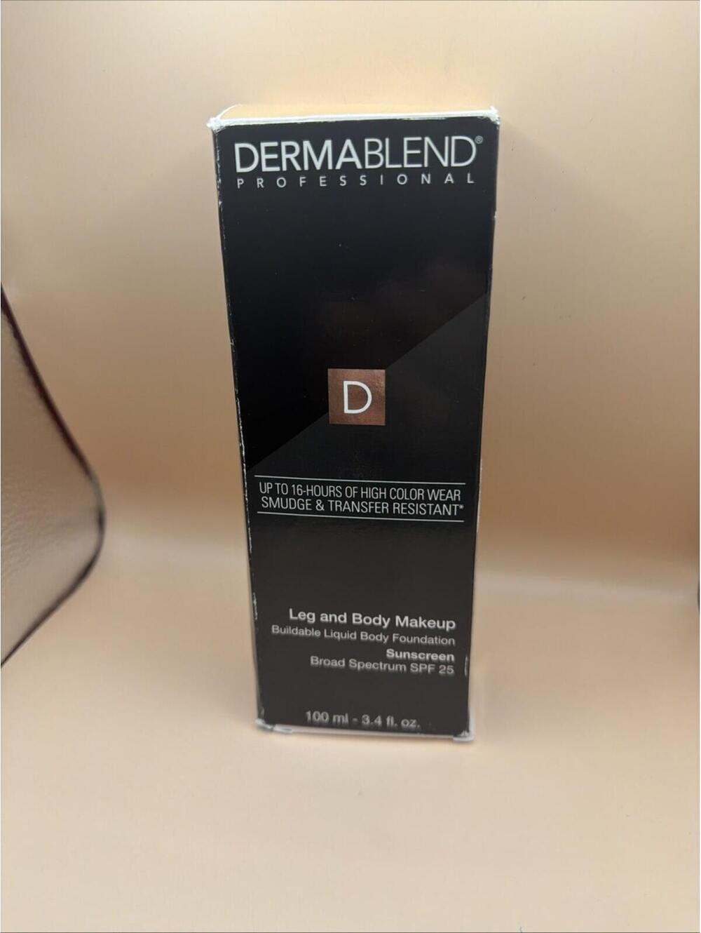 Dermablend Professional Leg and Body Makeup Light Natural Liquid 3.4 oz